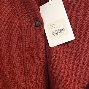 Sezane Terracotta Merino Wool Jacket